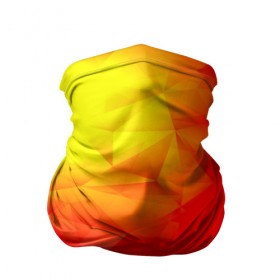 Бандана-труба 3D с принтом Too-Dye в городе Новоалтайск, 100% полиэстер, ткань с особыми свойствами — Activecool | плотность 150‒180 г/м2; хорошо тянется, но сохраняет форму | красный | полигоны | яркий