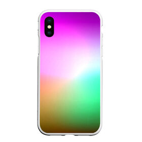 Чехол для iPhone XS Max матовый с принтом Сочетание красок в городе Новоалтайск, Силикон | Область печати: задняя сторона чехла, без боковых панелей | градиент | пятна | разноцветные