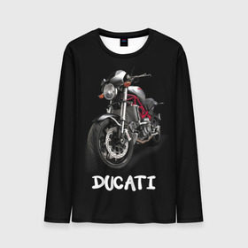 Мужской лонгслив 3D с принтом Ducati в городе Новоалтайск, 100% полиэстер | длинные рукава, круглый вырез горловины, полуприлегающий силуэт | ducati | дукати | мото | мотогонки | мотоспорт | мотоцикл