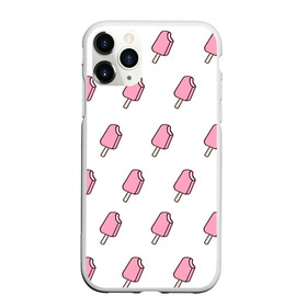 Чехол для iPhone 11 Pro матовый с принтом Мороженое розовое в городе Новоалтайск, Силикон |  | ice cream | мода | мороженое | тренд