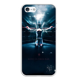 Чехол для iPhone 5/5S матовый с принтом Give us this day! в городе Новоалтайск, Силикон | Область печати: задняя сторона чехла, без боковых панелей | мэнни пакьяо