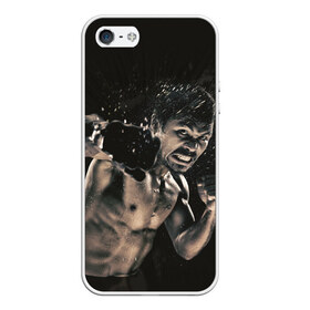 Чехол для iPhone 5/5S матовый с принтом Мэнни Пакьяо в городе Новоалтайск, Силикон | Область печати: задняя сторона чехла, без боковых панелей | мэнни пакьяо