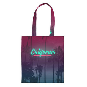 Сумка 3D повседневная с принтом California в городе Новоалтайск, 100% полиэстер | Плотность: 200 г/м2; Размер: 34×35 см; Высота лямок: 30 см | america | california | city | state | sun. summer | америка | город | калифорния | лето | солнце | штат