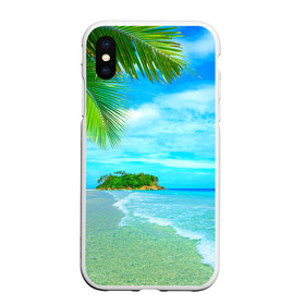 Чехол для iPhone XS Max матовый с принтом Лето в городе Новоалтайск, Силикон | Область печати: задняя сторона чехла, без боковых панелей | Тематика изображения на принте: берег | лето | море | отдых