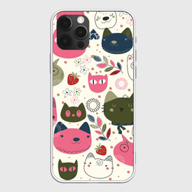 Чехол для iPhone 12 Pro Max с принтом Котаны в городе Новоалтайск, Силикон |  | арт | киса | кот | коты | кошки | паттерн