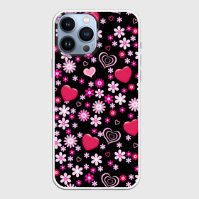 Чехол для iPhone 13 Pro Max с принтом Волшебный орнамент в городе Новоалтайск,  |  | Тематика изображения на принте: heart | любовь | орнамент | сердце | узор