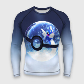 Мужской рашгард 3D с принтом Snow one в городе Новоалтайск,  |  | bulbasaur | pikachu | pokemon | squirtle | бальбазар | пикачу | покемон | сквиртл
