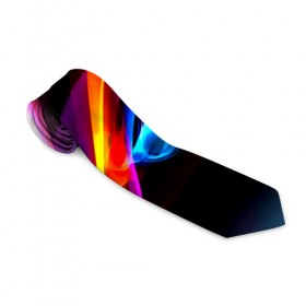 Галстук 3D с принтом Idealizing abstraction в городе Новоалтайск, 100% полиэстер | Длина 148 см; Плотность 150-180 г/м2 | полосы | цветной | яркий