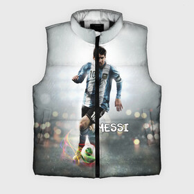 Мужской жилет утепленный 3D с принтом Leo Messi в городе Новоалтайск,  |  | barselona | messi | аргентина | барселона | месси | мяч | футбол