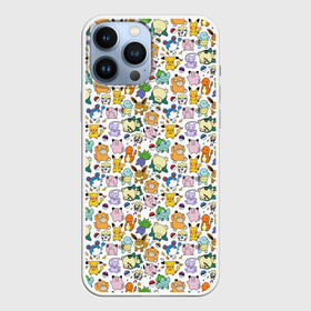 Чехол для iPhone 13 Pro Max с принтом Pokemon Doodle Big в городе Новоалтайск,  |  | Тематика изображения на принте: pokemon go | бульбозавр | пикачу | покебол | покемон | покемоны | псидак | слоупок | снорлакс | чермандер