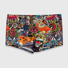 Мужские купальные плавки 3D с принтом Dsquared tatoo в городе Новоалтайск, Полиэстер 85%, Спандекс 15% |  | dsquared | tatoo | tattoo | керамика | мода | модный принт | роспись | стикербомбинг | тату | тигр | узор | узоры | япония