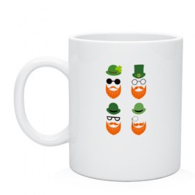 Кружка с принтом Хипстеры в шляпе в городе Новоалтайск, керамика | объем — 330 мл, диаметр — 80 мм. Принт наносится на бока кружки, можно сделать два разных изображения | Тематика изображения на принте: 