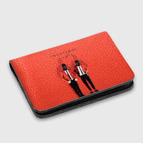 Картхолдер с принтом с принтом TwentyONE PILOTS в городе Новоалтайск, натуральная матовая кожа | размер 7,3 х 10 см; кардхолдер имеет 4 кармана для карт; | 21 | blurryface | music | twenty one pilots