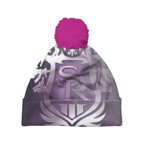 Шапка 3D c помпоном с принтом Saints Row в городе Новоалтайск, 100% полиэстер | универсальный размер, печать по всей поверхности изделия | gta | saints row | святые