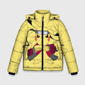 Зимняя куртка для мальчиков 3D с принтом Pikachu в городе Новоалтайск, ткань верха — 100% полиэстер; подклад — 100% полиэстер, утеплитель — 100% полиэстер | длина ниже бедра, удлиненная спинка, воротник стойка и отстегивающийся капюшон. Есть боковые карманы с листочкой на кнопках, утяжки по низу изделия и внутренний карман на молнии. 

Предусмотрены светоотражающий принт на спинке, радужный светоотражающий элемент на пуллере молнии и на резинке для утяжки | pikachu | pokeboll | pokemon | пикачу | покеболл | покемон