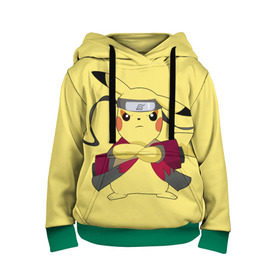Детская толстовка 3D с принтом Pikachu в городе Новоалтайск, 100% полиэстер | двухслойный капюшон со шнурком для регулировки, мягкие манжеты на рукавах и по низу толстовки, спереди карман-кенгуру с мягким внутренним слоем | Тематика изображения на принте: pikachu | pokeboll | pokemon | пикачу | покеболл | покемон