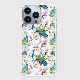 Чехол для iPhone 13 Pro с принтом Цветы и бабочки 6 в городе Новоалтайск,  |  | Тематика изображения на принте: акварель | нежный | паттерн | цветочек | цветочный
