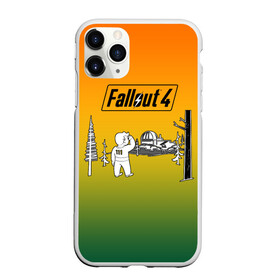 Чехол для iPhone 11 Pro матовый с принтом Волт-бой 111 Fallout 4 в городе Новоалтайск, Силикон |  | fallout 4 | vault boy | волт бой | фаллаут