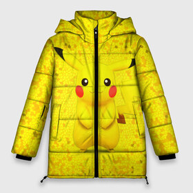 Женская зимняя куртка 3D с принтом Pikachu в городе Новоалтайск, верх — 100% полиэстер; подкладка — 100% полиэстер; утеплитель — 100% полиэстер | длина ниже бедра, силуэт Оверсайз. Есть воротник-стойка, отстегивающийся капюшон и ветрозащитная планка. 

Боковые карманы с листочкой на кнопках и внутренний карман на молнии | pikachu | pokeboll | pokemon | пикачу | покеболл | покемон