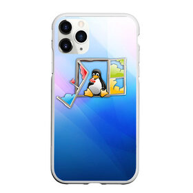 Чехол для iPhone 11 Pro матовый с принтом Linux в городе Новоалтайск, Силикон |  | день программиста | код | подарок | праздник | программист