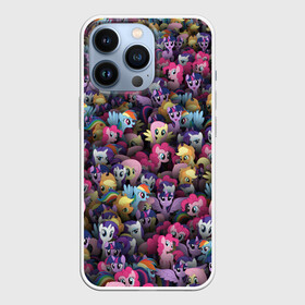 Чехол для iPhone 13 Pro с принтом My Little Pony. Персонажи в городе Новоалтайск,  |  | stickerbombing