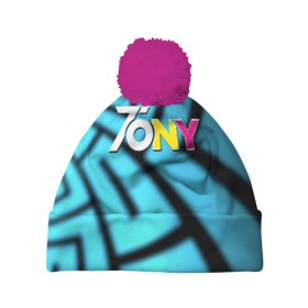 Шапка 3D c помпоном с принтом TonyCreative 5 в городе Новоалтайск, 100% полиэстер | универсальный размер, печать по всей поверхности изделия | minecraft | teamcrtv | tony | tony creative | tonycreative | yotube | блоггер | блогер | майнкрафт | тони | тони креатив | ютуб | ютьюб