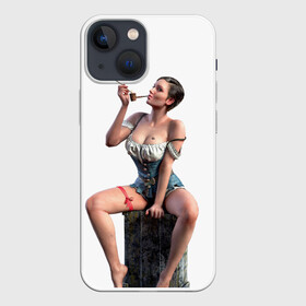 Чехол для iPhone 13 mini с принтом Novigrad Hooker в городе Новоалтайск,  |  | Тематика изображения на принте: gaming | the witcher | witcher | yennefer | ведьмак | геральт | йеннифер | йеннифэр