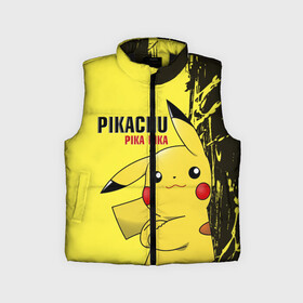 Детский жилет утепленный 3D с принтом Pikachu Pika Pika в городе Новоалтайск,  |  | go | pikachu | pokemon | го | пика | пикачу | покемон