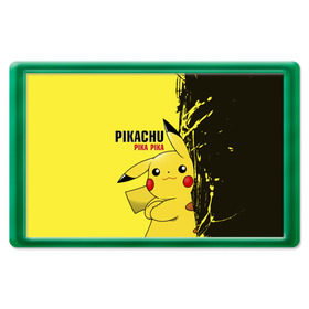 Магнит 45*70 с принтом Pikachu Pika Pika в городе Новоалтайск, Пластик | Размер: 78*52 мм; Размер печати: 70*45 | Тематика изображения на принте: go | pikachu | pokemon | го | пика | пикачу | покемон