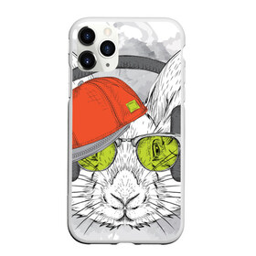 Чехол для iPhone 11 Pro матовый с принтом Стильный Кролик в городе Новоалтайск, Силикон |  | dj | music | rnb | животные | клубная | музыка