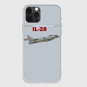 Чехол для iPhone 12 Pro Max с принтом Ил-28 Атомный Мясник Сталина в городе Новоалтайск, Силикон |  | авиация | бомбардировщик | ил 28 | о.м.с.к. | самолет | ссср