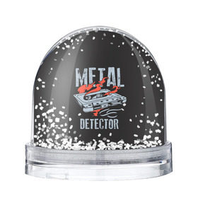 Водяной шар с принтом Metal Detector в городе Новоалтайск, Пластик | Изображение внутри шара печатается на глянцевой фотобумаге с двух сторон | metal | кровь | метал | мызыка | новинки | рок | тяжелый | череп