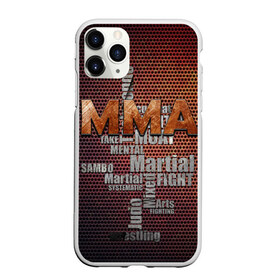Чехол для iPhone 11 Pro матовый с принтом MMA в городе Новоалтайск, Силикон |  | judo | mixed | mma | sambo | wrestling