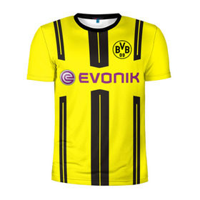 Мужская футболка 3D спортивная с принтом Borussia Dortmund в городе Новоалтайск, 100% полиэстер с улучшенными характеристиками | приталенный силуэт, круглая горловина, широкие плечи, сужается к линии бедра | Тематика изображения на принте: боруссия | дортмунд