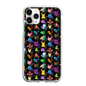 Чехол для iPhone 11 Pro матовый с принтом Покемоны в городе Новоалтайск, Силикон |  | pixels | pokeball | pokebol | pokemon | пиксели | покебол | покемон