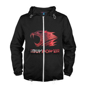 Мужская ветровка 3D с принтом cs:go - iBUYPOWER (KATOWICE 2014) в городе Новоалтайск, 100% полиэстер | подол и капюшон оформлены резинкой с фиксаторами, два кармана без застежек по бокам, один потайной карман на груди | Тематика изображения на принте: cs | csgo | го | кс