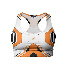 Женский спортивный топ 3D с принтом Cs Go Asiimov в городе Новоалтайск, 82% полиэстер, 18% спандекс Ткань безопасна для здоровья, позволяет коже дышать, не мнется и не растягивается |  | cs | cs go | csgo | go | го | контр страйк | контра | кс | кс го | ксго | спецназ | террористы