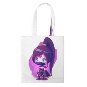 Сумка 3D повседневная с принтом Templar Assassin Cute в городе Новоалтайск, 100% полиэстер | Плотность: 200 г/м2; Размер: 34×35 см; Высота лямок: 30 см | dota | dota 2 | дота | дотан | раки | темпларка