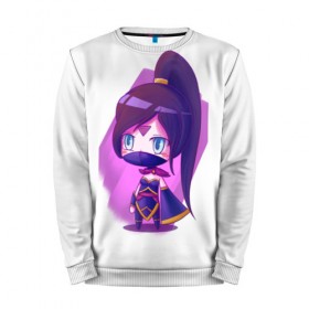 Мужской свитшот 3D с принтом Templar Assassin Cute в городе Новоалтайск, 100% полиэстер с мягким внутренним слоем | круглый вырез горловины, мягкая резинка на манжетах и поясе, свободная посадка по фигуре | dota | dota 2 | дота | дотан | раки | темпларка