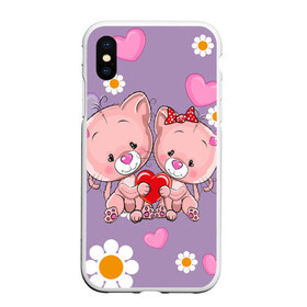 Чехол для iPhone XS Max матовый с принтом love в городе Новоалтайск, Силикон | Область печати: задняя сторона чехла, без боковых панелей | любовь