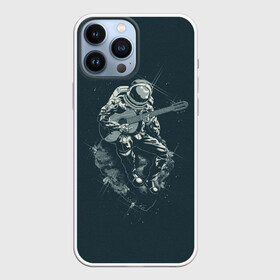 Чехол для iPhone 13 Pro Max с принтом Астронавт в городе Новоалтайск,  |  | Тематика изображения на принте: music | гитара | звезды | космонавт | космос | музыка