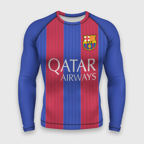 Мужской рашгард 3D с принтом Месси (форма) в городе Новоалтайск,  |  | barcelona | lionel | messi | барселона | лионель | месси
