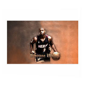 Бумага для упаковки 3D с принтом Баскетболист Dwyane Wade в городе Новоалтайск, пластик и полированная сталь | круглая форма, металлическое крепление в виде кольца | Тематика изображения на принте: chicago bulls | баскетбол | буллз | дуэйн уэйд | нба | чикаго