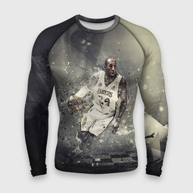 Мужской рашгард 3D с принтом Kobe Bryant в городе Новоалтайск,  |  | kobe bryant | lakers | los angeles lakers | nba. | баскетбол | баскетболист | коби брайант | лайкерс | лос анджелес лейкерс | нба