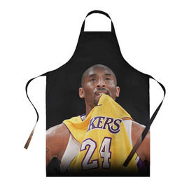 Фартук 3D с принтом Kobe Bryant в городе Новоалтайск, 100% полиэстер | общий размер — 65 х 85 см, ширина нагрудника — 26 см, горловина — 53 см, длина завязок — 54 см, общий обхват в поясе — 173 см. Принт на завязках и на горловине наносится с двух сторон, на основной части фартука — только с внешней стороны | kobe bryant | lakers | los angeles lakers | nba. | баскетбол | баскетболист | коби брайант | лайкерс | лос анджелес лейкерс | нба