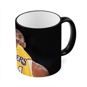 Кружка 3D с принтом Kobe Bryant в городе Новоалтайск, керамика | ёмкость 330 мл | kobe bryant | lakers | los angeles lakers | nba. | баскетбол | баскетболист | коби брайант | лайкерс | лос анджелес лейкерс | нба