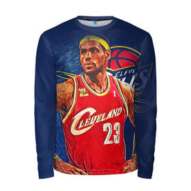Мужской лонгслив 3D с принтом LeBron James в городе Новоалтайск, 100% полиэстер | длинные рукава, круглый вырез горловины, полуприлегающий силуэт | cleveland cavaliers | lebron james | nba. | баскетбол | баскетболист | джеймс леброн | кливленд кавальерс | нба