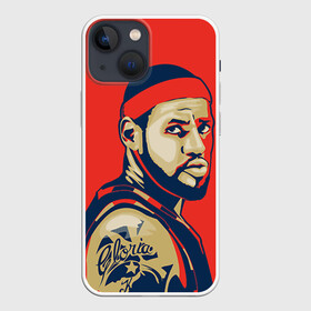 Чехол для iPhone 13 mini с принтом LeBron James в городе Новоалтайск,  |  | cleveland cavaliers | lebron james | nba. | баскетбол | баскетболист | джеймс леброн | кливленд кавальерс | нба
