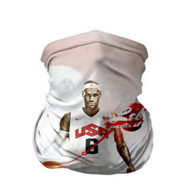 Бандана-труба 3D с принтом LeBron James в городе Новоалтайск, 100% полиэстер, ткань с особыми свойствами — Activecool | плотность 150‒180 г/м2; хорошо тянется, но сохраняет форму | cleveland cavaliers | lebron james | nba. | баскетбол | баскетболист | джеймс леброн | кливленд кавальерс | нба