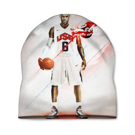 Шапка 3D с принтом LeBron James в городе Новоалтайск, 100% полиэстер | универсальный размер, печать по всей поверхности изделия | cleveland cavaliers | lebron james | nba. | баскетбол | баскетболист | джеймс леброн | кливленд кавальерс | нба
